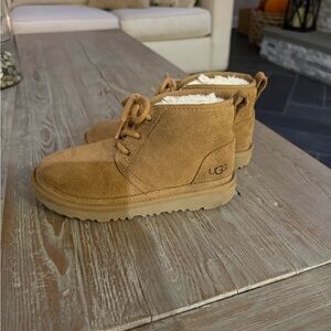 UGG Kids Tan Suede Boots